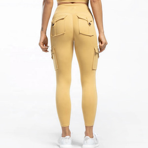 Mallas deportivas de algodón y LICRA para mujer, ropa deportiva para Fitness - Product Image 5