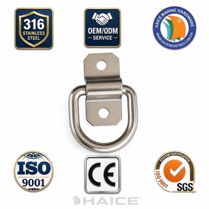 Anillo en D de Acero Inoxidable <span class=keywords><strong>para</strong></span> Amarre Marino, Soporte de <span class=keywords><strong>Anclaje</strong></span> de 11 mm x 3 Pulgadas, Anillos en Forma de D <span class=keywords><strong>para</strong></span> Fijación, Accesorios de Herraje <span class=keywords><strong>para</strong></span> Yates y Embarcaciones - Product Image 1