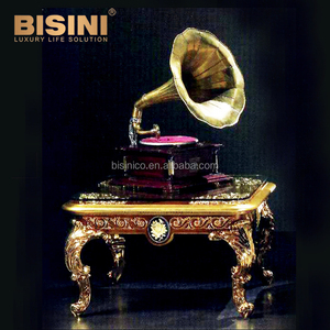 Tête de <span class=keywords><strong>lit</strong></span> ornée de <span class=keywords><strong>laiton</strong></span> doré de Style Rococo Antique, Style classique, couronne, Queen Size, pour la maison - Product Image 5