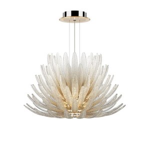 Luxury Crystal Chandelier Round E27 <b>LED</b> Gold Finish Living Room Bedroom <b>Lighting</b> Fixture - Product Image 1
