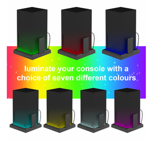 Station de charge RGB pour console <span class=keywords><strong>Xbox</strong></span> Series X/<span class=keywords><strong>S</strong></span>, dock lumineux LED 7 couleurs avec double chargeur rapide, accessoire de jeu pour manettes <span class=keywords><strong>Xbox</strong></span> - Product Image 4