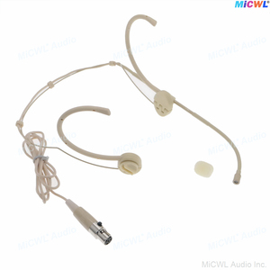 Micrófono de diadema plegable OM12 para transmisores inalámbricos de bolsillo G2, G3, G4, SLX, ULX, PGX de 4 y <span class=keywords><strong>3</strong></span> pines, micrófono omnidireccional de gancho para la oreja - Product Image 3