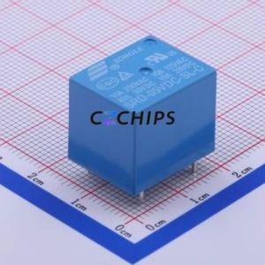 SRD-05VDC-SL-C Power Relay Through hole Component (THT),15.6x19.2mm Relay 5V 1 Changeover: 1C (SPDT-Changeover)::: 5 250V-AC - Product Image 1