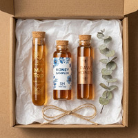 Elegant Gift Packaging Kit: Mini Glass Test Tube with Wood Lid and Rigid Folding Paper Box
