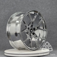 Jantes forgées chromées 722auto1 à profil échelonné, 18-21 pouces, 5x112 5x114.3, polies pour Mercedes C63 AMG W205 Audi RS5 B9