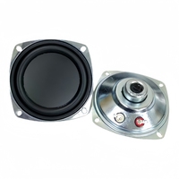 Altavoces Multimedia Impermeables IP68, Totalmente Sellados, 4 Ohmios, 10W, Cuadrados, 78MM, Ultrafinos, 26.9MM, 480~10kHz, Alto Decibelio 91dB, Altavoces PA