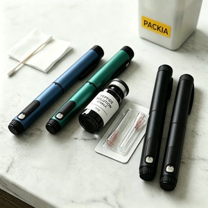 Bulk Supply Reusable Peptide <b>Pen</b> V1 Auto Mode Handheld Liquid Dosing Device for Lab and Cosmetic Use with <b>Box</b> Packaging Metal - Product Image 6