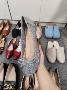 Stock Damen Flache Schuhe Neue Hochwertige Mode Balletts chuhe Große Damenschuhe Mixed Design Großhandel - Product Image 2