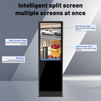 Tótem de Señalización Digital con Pantalla LCD de 43 Pulgadas, Señalización Digital Comercial Personalizada para Publicidad