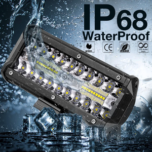 7 pollici 120W Combo barre luminose a Led Spot Flood <span class=keywords><strong>per</strong></span> il lavoro di guida Offroad barca auto trattore camion 4x4 SUV ATV 12V 24V faro - Product Image 5