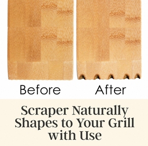 Hiện đại bền vững tre nướng <span class=keywords><strong>scraper</strong></span> và gỗ chai <span class=keywords><strong>Opener</strong></span> Bar công cụ cho chai bia - Product Image 4