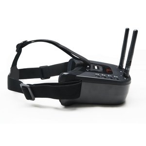 Lunettes FPV VR009 5.8G 40CH à double antenne avec recherche automatique, écran 3 pouces intégré pour vue à la première personne, pour drone de course RC - Product Image 3