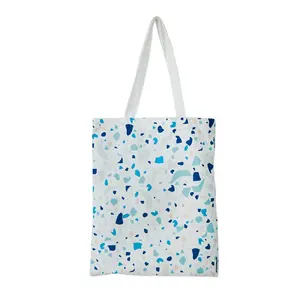 factory wholesale Digital print full version reusable recycle shopper tote cotton bag