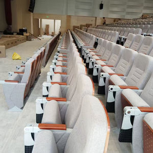 Venta directa de fábrica de la Iglesia escuela hotel tela moderna sillas de Iglesia sillas plegables muebles de Teatro Auditorio - Product Image 3