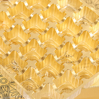 Fabrik Großhandel benutzerdefiniertes Design luxuriöse goldene Schokolade-Schachtel-Verpackung Valentinstag Schokolade-Geschenkbox mit Logo
