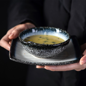 Restaurant <span class=keywords><strong>japonais</strong></span> coréen vaisselle en céramique poterie <span class=keywords><strong>tapas</strong></span> apéritif sauce soja bols de service ensemble bol à céréales - Product Image 6