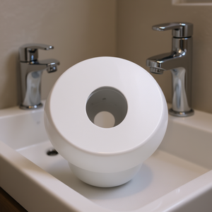 Roseta Gigante con Orificio Ovalado de 110 mm, Cromada, Accesorio de Plomería de 30 mm de Diámetro - Product Image 2