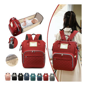 Sac à langer multifonctionnel imperméable en gros personnalisé, sac à langer pour maman, sac à dos pour bébé, sac à dos avec matelas à langer - Product Image 2