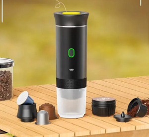 <b>Small</b> MOQ Customized Logo Espresso <b>Machine</b> Travel Portable Grounds <b>Coffee</b> Maker Typed-C Home Outdoor <b>Coffee</b> <b>Machine</b> - Product Image 2