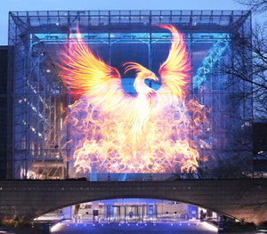 Siêu linh hoạt Màn hình LED trong suốt HD P3.91-7.82 ngoài trời trong suốt thủy tinh LED Video màn hình - Product Image 4