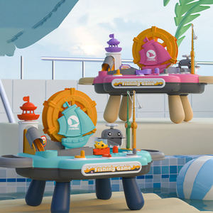Jeu de pêche éducatif pour deux joueurs, jouets de table amusants, assemblage parent-enfant, dessin animé, jouets de pêche éducatifs pour tout-petits, pour enfants - Product Image 1