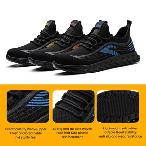 Chaussures de Sport chaudes ESD noires avec bout en acier Caterpillar industriel pour hommes et femmes bottes de travail ESD chaussures de sécurité