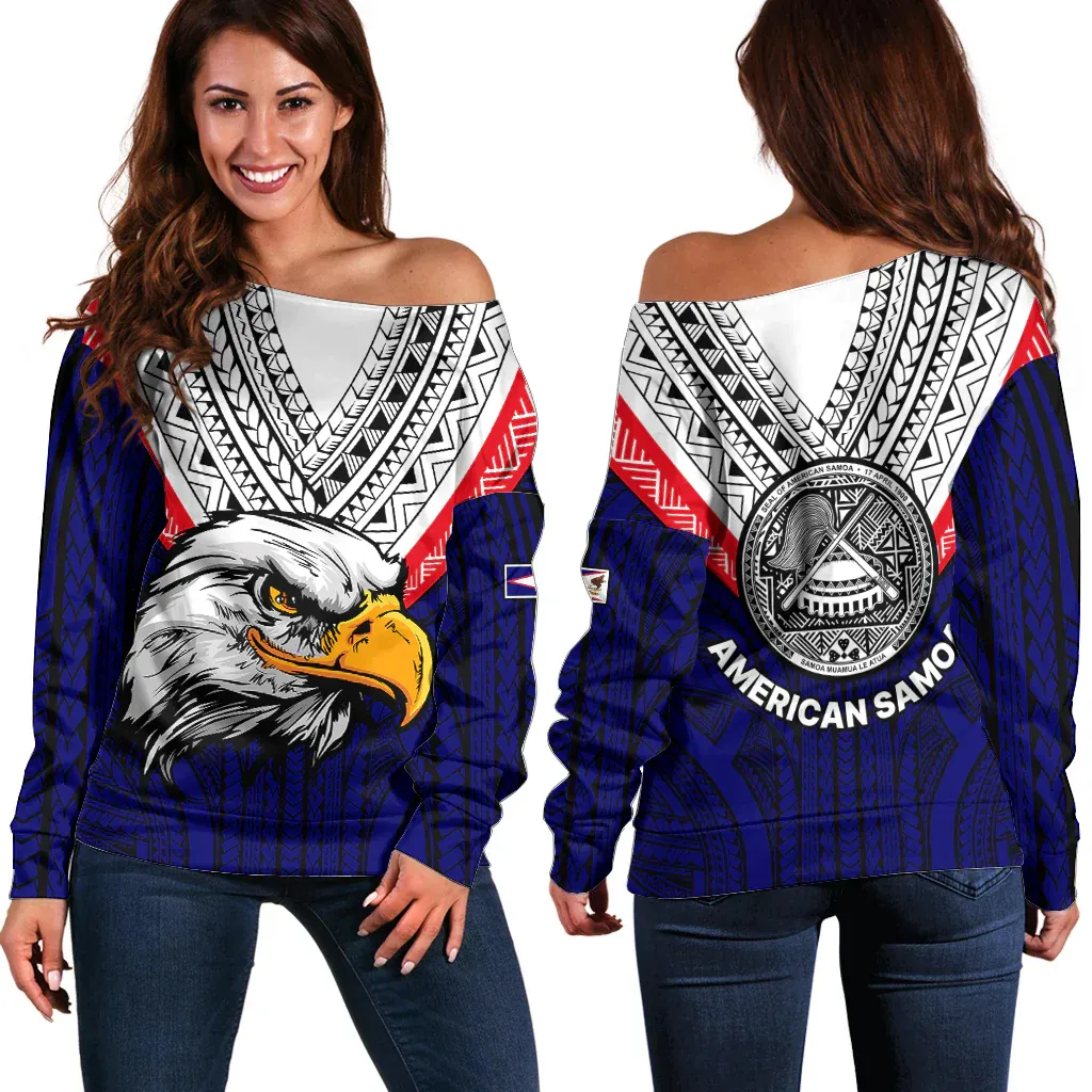 Direktverkauf ab Werk Unabhängigkeitstag von Amerikanisch Samoa schulterfreies Sweatshirt individuelles Mädchen-T-Shirt großhandel