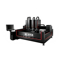 Routeur CNC à 4 broches haute efficacité pour pierre, machine de gravure 4 têtes pour granit et marbre, pour sculpture 3D simultanée de plusieurs dalles en relief