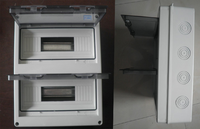 Boîtier de Distribution électrique étanche, en plastique ABS, étanche conforme à la norme IP65, HT- 24 voies, boîte de connexion pour fusibles MCB SPD