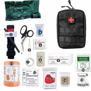 ชุดปฐมพยาบาลมืออาชีพสำหรับการรักษาบาดแผลอย่างรวดเร็ว สำหรับกรณีฉุกเฉินส่วนบุคคลและการเอาชีวิตรอดกลางแจ้ง - Product Image 2