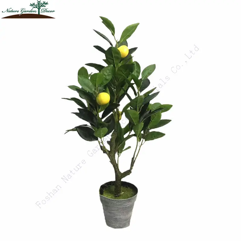 Artificial Fruit Tree 2ft Cheap Topiary Fruit Plant For Sale Potted Lemon Tree Artificial