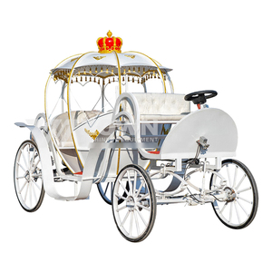 Voiture électrique ZOWN en forme de citrouille, rechargeable, multi-places, avec freins hydrauliques au pied et à la main, idéale pour les mariages et événements - Product Image 2