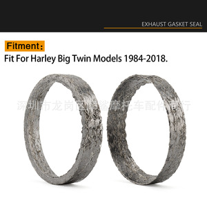 Junta de Escape Moshark, Diámetro Exterior de 48.6 mm, Diámetro Interior de 41.4 mm, para Motocicleta Harley - Product Image 5