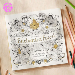 Livre Coloriage Adulte Luxe Reliure Spirale Feuilles Détachables Papier Marqueur Botanique Thérapie - Product Image 1