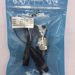 Transmetteur de pression en silicium diffusé 0-200Psi NPT1/8, entrée 5V DC, sortie 0.5-4.5V pour eau, gaz, huile - Product Image 1