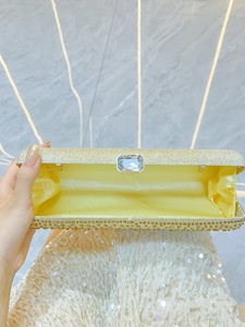 New Style Celebrity High-class European-American Retro Full Shiny French Diamond-encrusted Evening Bag Tanjing - Product Image 3