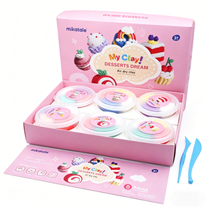 MIKATALE <b>Eid</b> Al-Fitr Dream Dessert Theme Air Dry Super Light Weight Foaming Clay Easy-to-Sculpt High Quality <b>Gift</b> <b>Box</b> - Product Image 2