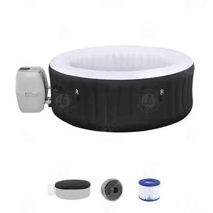 Bain <span class=keywords><strong>à</strong></span> remous gonflable commercial pour la maison, bain <span class=keywords><strong>à</strong></span> remous gonflable portable étanche <span class=keywords><strong>à</strong></span> l'air, grand bain <span class=keywords><strong>à</strong></span> remous gonflable avec chauffage pour une détente profonde - Product Image 3