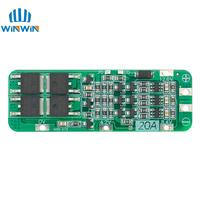 Module de protection BMS pour batterie Li-ion 18650 3S 20A, carte PCB de chargeur 12,6V, cellule 59x20x3,4mm