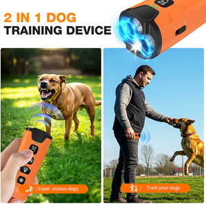 Nouvel arrivage Rechargeable 49ft Puissant LED Ultrasonique Chien Repeller Chaser Handheld Pet <span class=keywords><strong>Dog</strong></span> Barking Control Trainer Device - Product Image 6