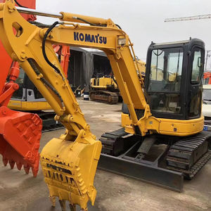 Mini-excavatrice Komatsu PC40MR d'occasion, 4 tonnes, sur chenilles, avec moteur, boîte de vitesses et pompe - Modèle 2021 pour usage agricole, conforme EPA - Product Image 1