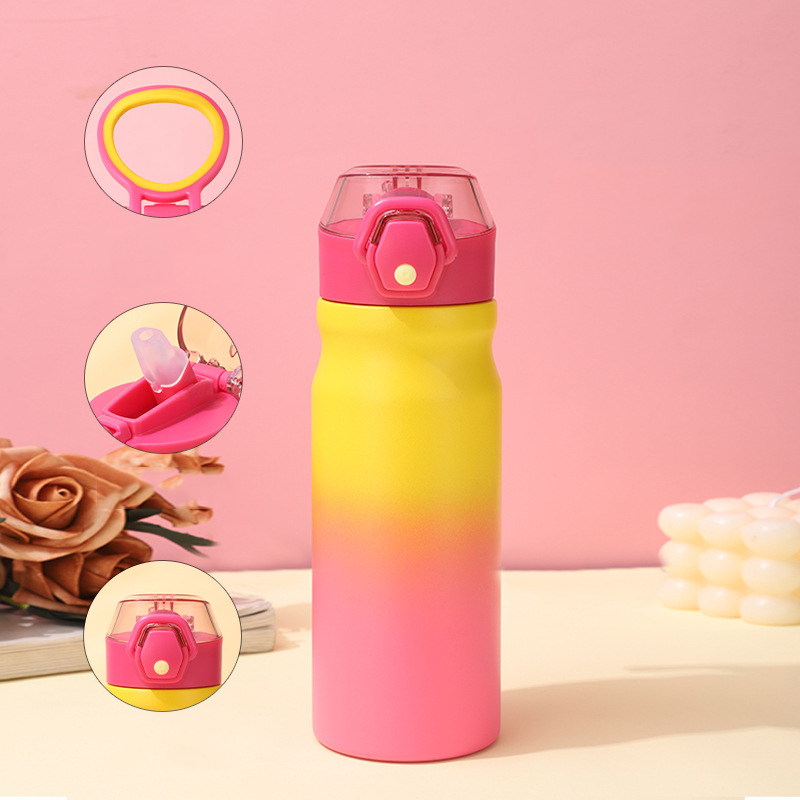 Sfumatura giallo e rosa