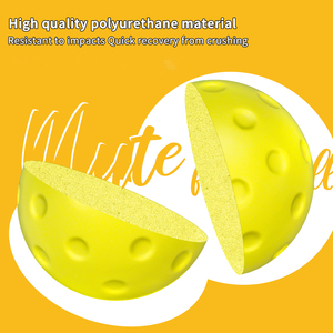 Balles de <span class=keywords><strong>pickleball</strong></span> silencieuses de nouvelle conception, 74 mm, en mousse silencieuse, pour entraînement intérieur et extérieur, balles d'entraînement souples - Product Image 4