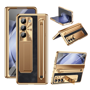 Coque de téléphone CHAOYIDIAN avec fente pour stylo et support, protection de charnière pour Samsung Galaxy <span class=keywords><strong>Z</strong></span> <span class=keywords><strong>Fold</strong></span> 7 6 5 <span class=keywords><strong>4</strong></span> 3 Fold6 Fold5 - Product Image 1