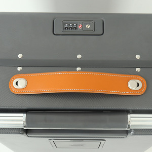 Business Trolley Case 20-Inch Gray Lockable Swivel <b>Wheels</b> Detachable Handle Solid Color Leisure Travel - Product Image 1