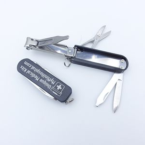Многофункциональный складной карманный нож-брелок из металла для бушкрафта и кемпинга, портативные ножницы-кусачки для ногтей - Product Image 1