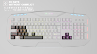 Accessoires d'ordinateur à bas prix, rétro-éclairage Led RGB LED arc-en-ciel Gaming Combo Gamer 4 en 1 ensemble