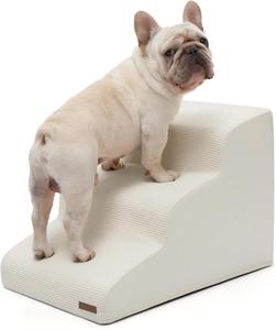 Escaleras para Perros Pequeños y Gatos, Rampa para Mascotas para Cama y Sofá con Espuma Certificada CertiPUR-US y Base Antideslizante - Product Image 1
