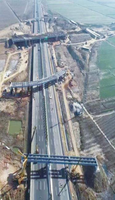 Puente de Estructura de Acero de Gran Envergadura para Proyectos de Tráfico Municipal