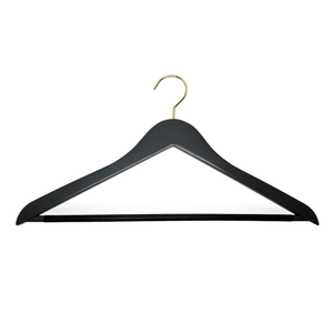 Couleur Noire <span class=keywords><strong>pas</strong></span> <span class=keywords><strong>cher</strong></span> Vêtements <span class=keywords><strong>En</strong></span> Bois <span class=keywords><strong>Cintre</strong></span> avec anti-dérapant du Fabricant <span class=keywords><strong>En</strong></span> Gros - Product Image 2